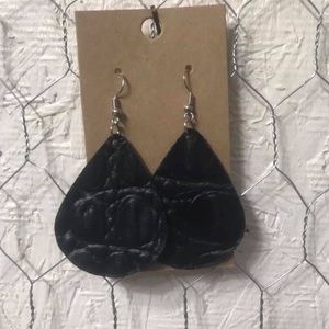 Real Leather Earrings